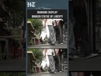 Iranians Display Broken Statue of Liberty Amid Anti-U.S. Sentiment