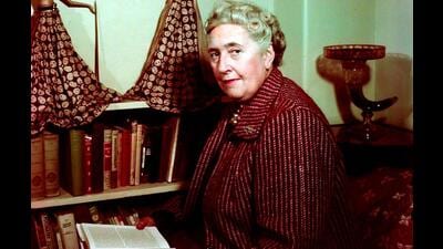 English detective novelist Agatha Christie. (Popperfoto via Getty Images) English detective novelist Agatha Christie. (Popperfoto via Getty Images)