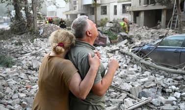 A small Ukraine would not have held on for so long against a big Russia if it wasn't for both the US and Europe backing the former. (AFP) A small Ukraine would not have held on for so long against a big Russia if it wasn't for both the US and Europe backing the former. (AFP)