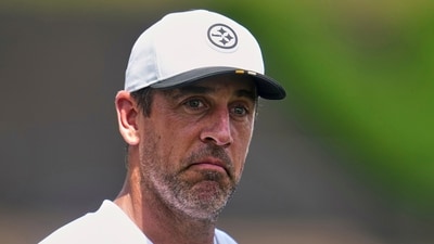 Aaron Rodgers took aim at NFL insider Dianna Russini. (AP) Aaron Rodgers took aim at NFL insider Dianna Russini. (AP)