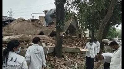 The report also flagged several weaknesses in the building, including the lack of proper roof or seismic support bands and large window openings with thin supporting walls. (HT File) The report also flagged several weaknesses in the building, including the lack of proper roof or seismic support bands and large window openings with thin supporting walls. (HT File)