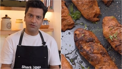 Celebrate Shravan with Kunal Kapur's healthy Tandoori Soya Chaap and protein chutney. (Instagram) Celebrate Shravan with Kunal Kapur's healthy Tandoori Soya Chaap and protein chutney. (Instagram)