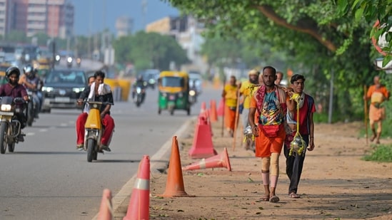 So far, no complaints have been registered, said Delhi Police officials, adding that they have held several meetings over the past week on the deployment of staff at night to control the noise from boomboxes. (Parveen Kumar/HT)