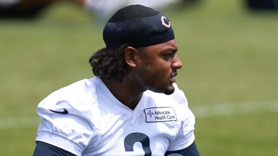 Coby Bryant appeared to suffer a serious injury during Chicago Bears' training camp practice.