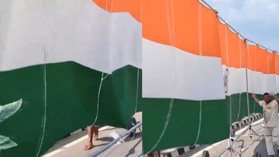 The unique Kanwar became a major attraction, with the devotees also urging the country's youth to stay away from drugs.