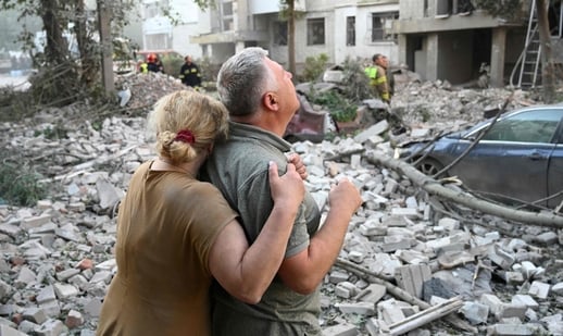 A small Ukraine would not have held on for so long against a big Russia if it wasn't for both the US and Europe backing the former. (AFP)