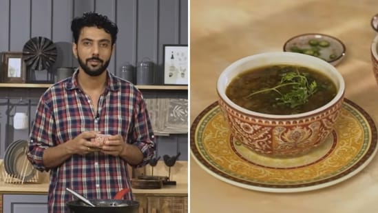 Ranveer Brar's hot and sour veg soup can be prepared in minutes.