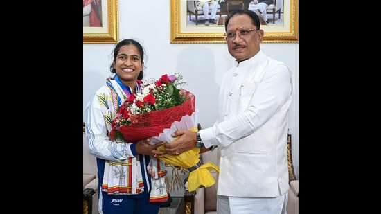 Sai said the decision was aimed at recognising her achievement and motivating other athletes to excel at the highest level. (@vishnudsai X/ANI)
