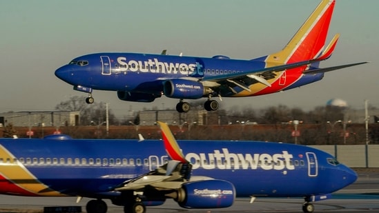Southwest Airlines Flight 1243 was towed to the gate at Chicago's Midway Airport post-arrival from Fort Myers due to tire malfunctions.