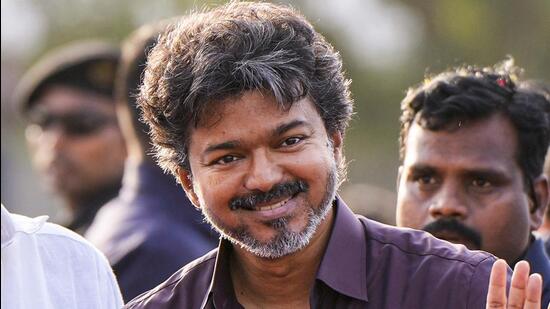 Tamil Nadu chief minister C Joseph Vijay. (PTI)