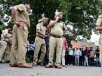 According to the complaint, Neera suspected that the maid, Sunita, had stolen her jewellery after it went missing from the house. She had gone to question the maid, who lived on the upper floor of a nearby house, the SHO said. ((Keshav Singh/HT))