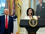 Donald Trump accused Jeanine Pirro of improperly managing the trial of former Olympic canoeist David Hearn in a Monday speech from the Oval Office. (Photo by Jim WATSON / AFP)