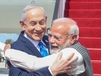 Israeli Prime Minister Netanyahu with PM Modi in February this year