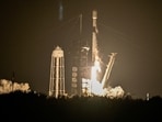 A SpaceX Falcon 9 rocket launches carrying Firefly Aerospace's Blue Ghost lunar lander as the primary payload and Japan-based ispace's Resilience lander as a secondary payload, from Kennedy Space Center in Cape Canaveral, Florida.(REUTERS)