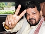 Singh was charged under Indian Penal Code (IPC) sections 354 (assault or criminal force to woman with intent to outrage her modesty), 354A (sexual harassment) and 506(1) (criminal intimidation) and Tomar was charged with criminal intimidation. (PTI)
