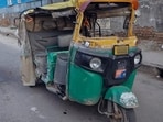 The three-wheeler reportedly lost control while taking a U-turn near Sukhrali. Police have informed the victim’s family and are probing the accident. (HT)
