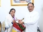 Gyaneshwari Yadav honored with  <span class='webrupee'>₹</span>30 lakh and DSP promotion for her Commonwealth Games achievement.