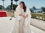 Aishwarya Rai poses in a white gown at the French Riviera. Aishwarya Rai poses in a white gown at the French Riviera.