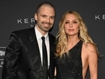 Sebastian Stan and pregnant Annabelle Wallis stepped out for Kering Women in Motion Dinner during Cannes in May 2026.
