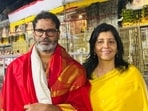 Prashant Kishor with wife Dr Jahnavi Das.(Instagram)