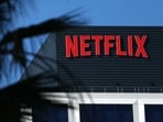 The Netflix logo is pictured at the company's Hollywood studio offices at Sunset Bronson Studios in Los Angeles, California on December 5, 2025. (Representational)(AFP)