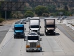 The move will cause a dearth of nearly 30,000 truckers who used to deliver goods to America's market. (Getty Images via AFP)