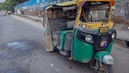 Passenger dies as auto overturns after hitting median near Iffco Chowk
