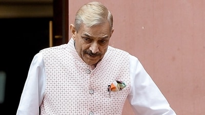 Congress MP Pramod Tiwari at the Parliament premises during the ongoing Monsoon Session, in New Delhi on Friday. (ANI) Congress MP Pramod Tiwari at the Parliament premises during the ongoing Monsoon Session, in New Delhi on Friday. (ANI)