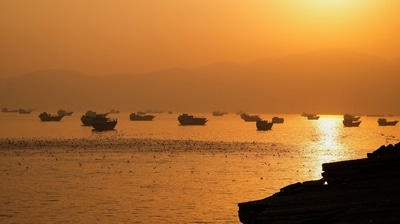 Vessels in the Strait of Hormuz near the beach of Bandar Abbas, Iran, July 27, 2026. Razieh Poudat/ISNA/via WANA Vessels in the Strait of Hormuz near the beach of Bandar Abbas, Iran, July 27, 2026. Razieh Poudat/ISNA/via WANA