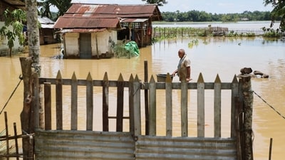 A total of 939 villages under 40 revenue circles remain inundated. (AP Photo) A total of 939 villages under 40 revenue circles remain inundated. (AP Photo)