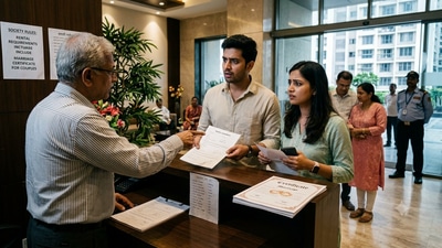 Mumbai real estate: After nearly 10 days of house hunting and a monthly rental budget of almost ₹1 lakh, a married couple in Mumbai thought they had finally found the perfect 3BHK in the city's western suburbs. (Picture for representational purposes only) (Gemini Generated Photo ) Mumbai real estate: After nearly 10 days of house hunting and a monthly rental budget of almost ₹1 lakh, a married couple in Mumbai thought they had finally found the perfect 3BHK in the city's western suburbs. (Picture for representational purposes only) (Gemini Generated Photo )