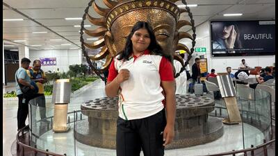 Priyanka stood on the Asian Under-23 podium in Jakarta with a silver in the heavyweight (+81kg) category. (HT) Priyanka stood on the Asian Under-23 podium in Jakarta with a silver in the heavyweight (+81kg) category. (HT)