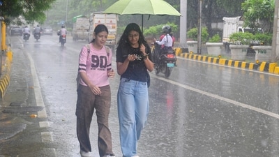 Gram it: As monsoon showers soak Delhi, giving the city a much-needed respite from heat and humidity, here's how some college students were spotted taking shade under umbrella while they walked back home from Delhi University's North Campus, on Tuesday. Delhiites, brace yourselves for more rain as the India Meteorological Department (IMD) has a forecast of light to moderate rainfall for today as well. Gram it: As monsoon showers soak Delhi, giving the city a much-needed respite from heat and humidity, here's how some college students were spotted taking shade under umbrella while they walked back home from Delhi University's North Campus, on Tuesday. Delhiites, brace yourselves for more rain as the India Meteorological Department (IMD) has a forecast of light to moderate rainfall for today as well.