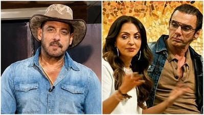 Salman Khan spoke about Seema Sajdeh and Sohail Khan's divorce on Alliance. Salman Khan spoke about Seema Sajdeh and Sohail Khan's divorce on Alliance.