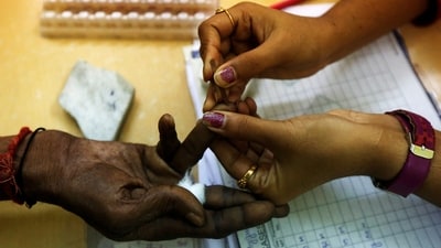 File photo of a government health worker collecting blood sample from a patient at a health centre. (REUTERS)