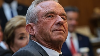 US Secretary of Health and Human Services Robert F Kennedy Jr attends a Cabinet Meeting at Camp Davaid, the presidential retreat, on July 31, 2026. (Getty Images via AFP) US Secretary of Health and Human Services Robert F Kennedy Jr attends a Cabinet Meeting at Camp Davaid, the presidential retreat, on July 31, 2026. (Getty Images via AFP)