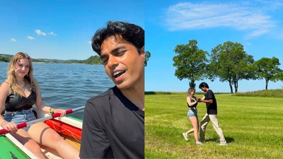 The duo explored the German countryside together. (Abhinav Reddy) The duo explored the German countryside together. (Abhinav Reddy)