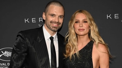 Sebastian Stan and pregnant Annabelle Wallis stepped out for Kering Women in Motion Dinner during Cannes in May 2026. (Getty) Sebastian Stan and pregnant Annabelle Wallis stepped out for Kering Women in Motion Dinner during Cannes in May 2026. (Getty)
