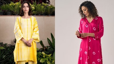 Tie-dye kurtas are back in trend: Here are my favourite picks to rock this season (Pinterest) Tie-dye kurtas are back in trend: Here are my favourite picks to rock this season (Pinterest)