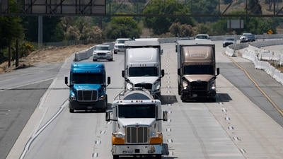 The move will cause a dearth of nearly 30,000 truckers who used to deliver goods to America's market. (Getty Images via AFP) The move will cause a dearth of nearly 30,000 truckers who used to deliver goods to America's market. (Getty Images via AFP)