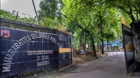Construction within 500 metres of the wireless station was barred in 1976 as the presence of high-rise buildings may have affected communication (Hindustan Times)