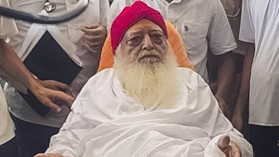 Former self-styled godman Asaram, serving life sentence in a rape case.
