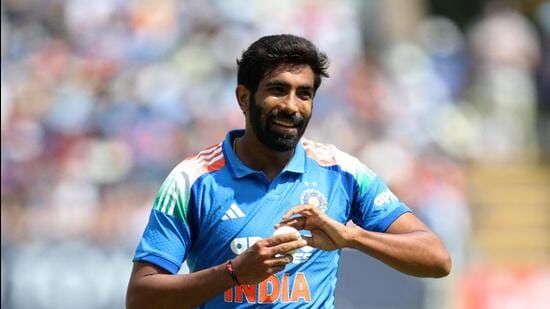 India's Jasprit Bumrah in action against England at the Edgbaston Cricket Ground, Birmingham, Britain (Reuters)