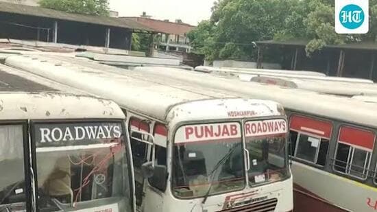 PRTC employees’ union vice-president Sukhwinder Singh said that the agitation has only been suspended and not withdrawn. (HT File)