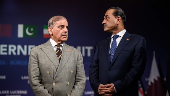 The US defence expert said that the choice of negotiators has negatively impacted the US. (In picture: Pakistan's Prime Minister Muhammad Shehbaz Sharif (L) with Pakistan's Chief of Army Staff Field Marshal Asim Munir0
