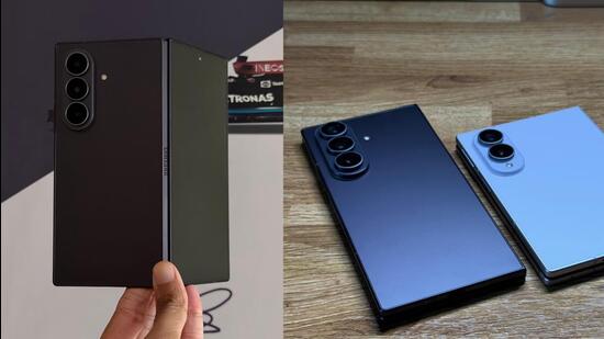 The Samsung Galaxy Z Fold8 Ultra prices in India start at ₹1,99,999. (Vishal Mathur/ HT Photo)