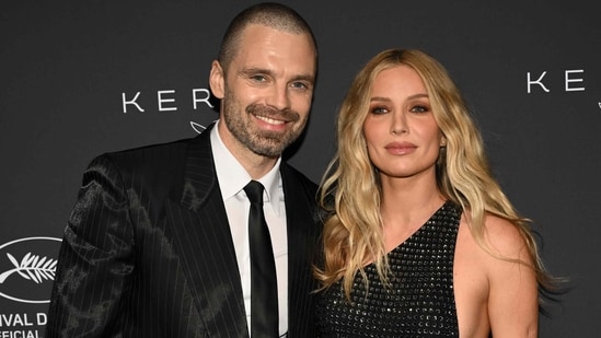 Sebastian Stan and pregnant Annabelle Wallis stepped out for Kering Women in Motion Dinner during Cannes in May 2026.