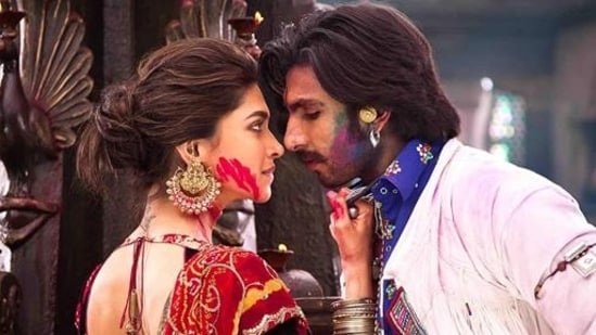 Deepika Padukone with Ranveer Singh in Goliyon Ki Raasleela Ram-Leela.