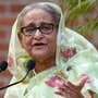 শেখ হাসিনার ভার্চুয়াল সাংবাদিক বৈঠক নিয়ে ভারতকে একপ্রকার 'সতর্কবার্তা' দিল বাংলাদেশ। (ফাইল ছবি, সৌজন্যে রয়টার্স এবং বাংলাদেশ বিদেশ মন্ত্রক/এএনআই)
