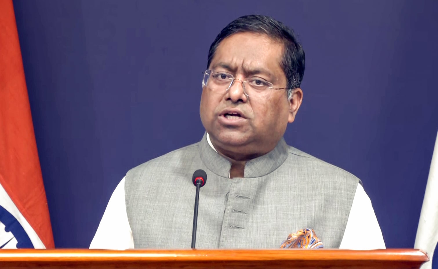 External affairs ministry spokesperson Randhir Jaiswal said the invitation to Rahman was in line with the established practice of inviting heads of regional organisations to BRICS outreach sessions. (ANI ) External affairs ministry spokesperson Randhir Jaiswal said the invitation to Rahman was in line with the established practice of inviting heads of regional organisations to BRICS outreach sessions. (ANI )